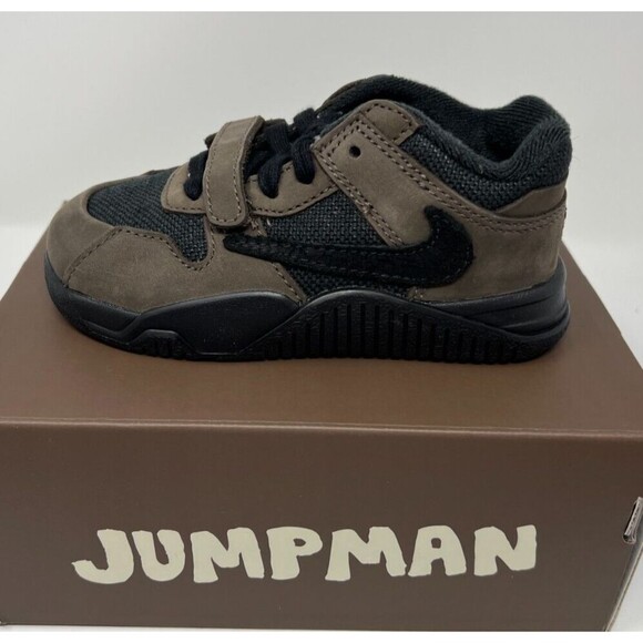 Size 9c - Jordan Jumpman Jack TR Travis Scott Dark Mocha (TD) FJ2852-204 IN HAND - Picture 2 of 8